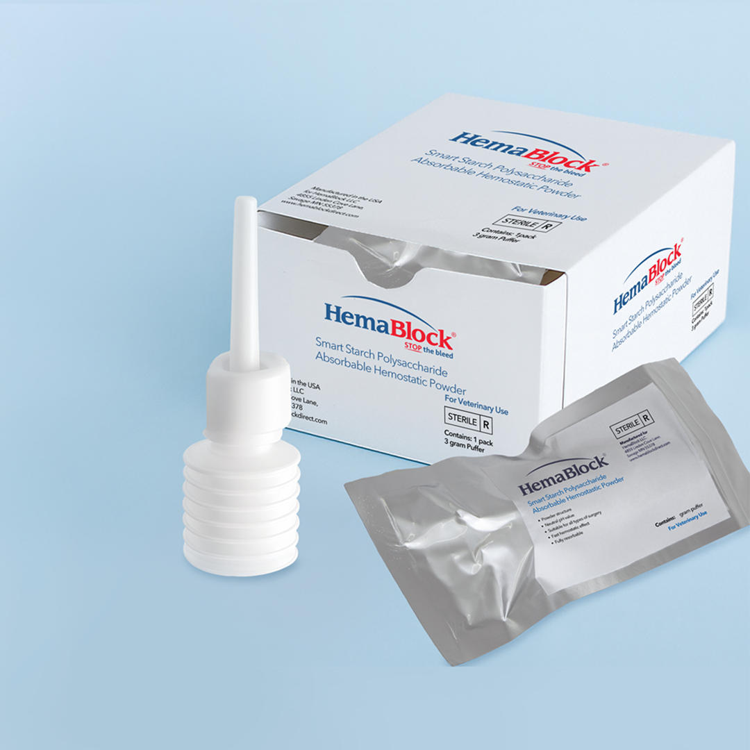 Smart Starch Polysaccharide Hemostatic Powder – 3gram Puffer